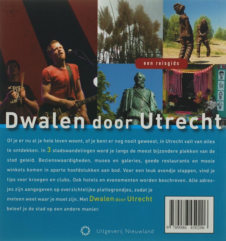 Achterkant van Dwalen door Utrecht