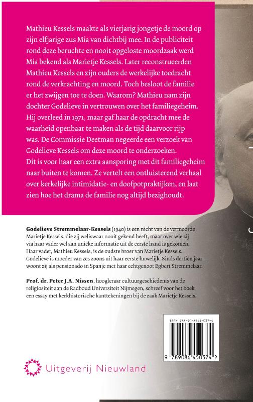 Achterkant van De moord op Marietje Kessels