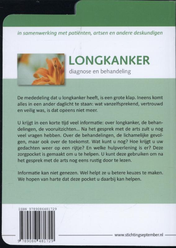 Achterkant van Longkanker