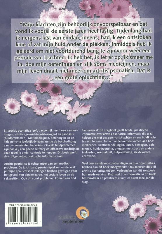 Achterkant van Artritis psoriatica