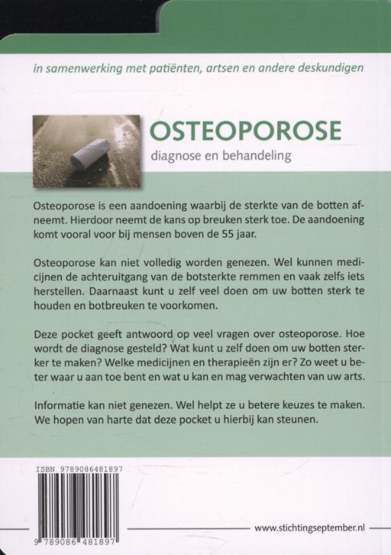 Achterkant van Osteoporose