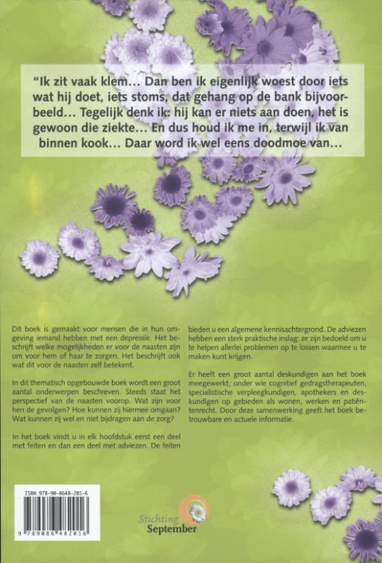 Achterkant van Depressie en de naasten