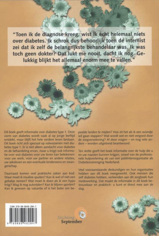 Achterkant van Diabetes type 1 bij volwassenen