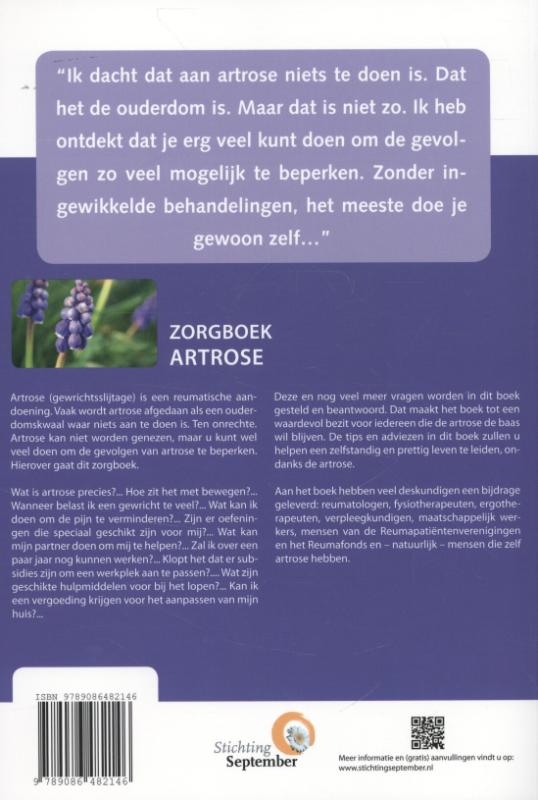 Achterkant van Artrose