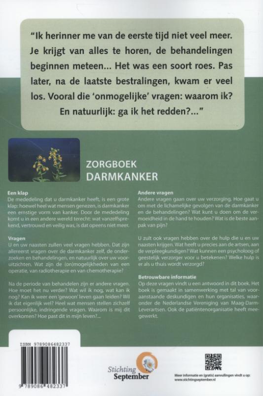 Achterkant van Darmkanker