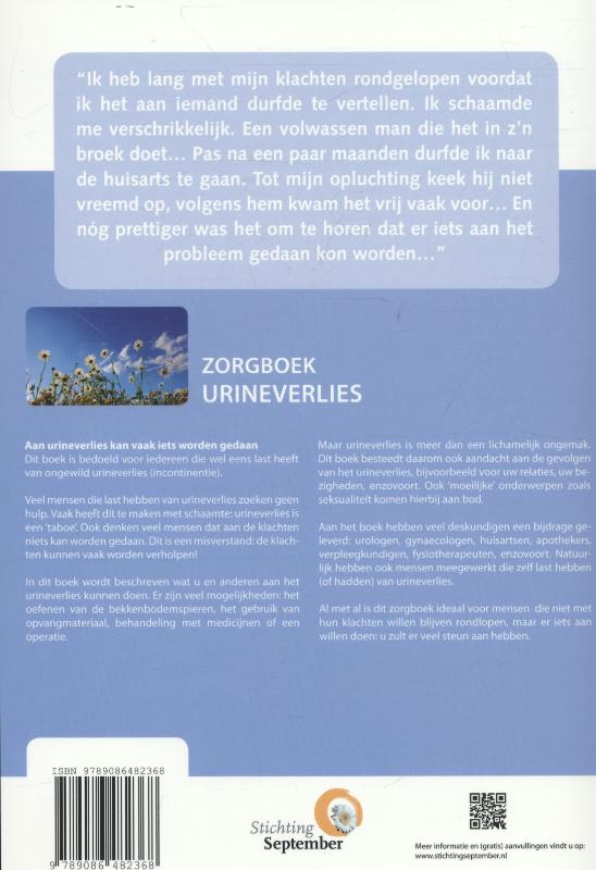 Achterkant van Urineverlies