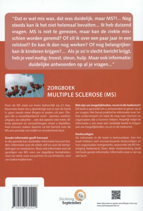 Achterkant van Multiple sclerose (MS)