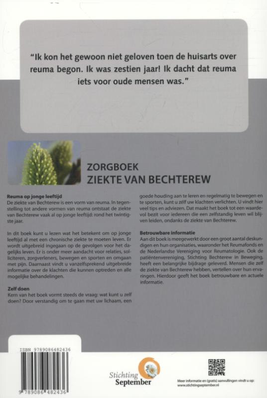 Achterkant van Ziekte van Bechterew