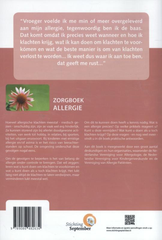 Achterkant van Allergie