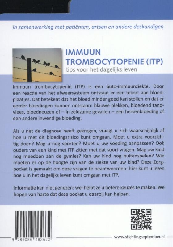 Achterkant van Immuun trombocytopenie (ITP)
