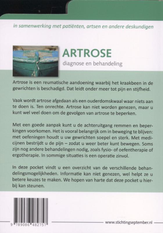 Achterkant van Artrose
