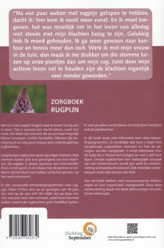 Achterkant van Rugpijn