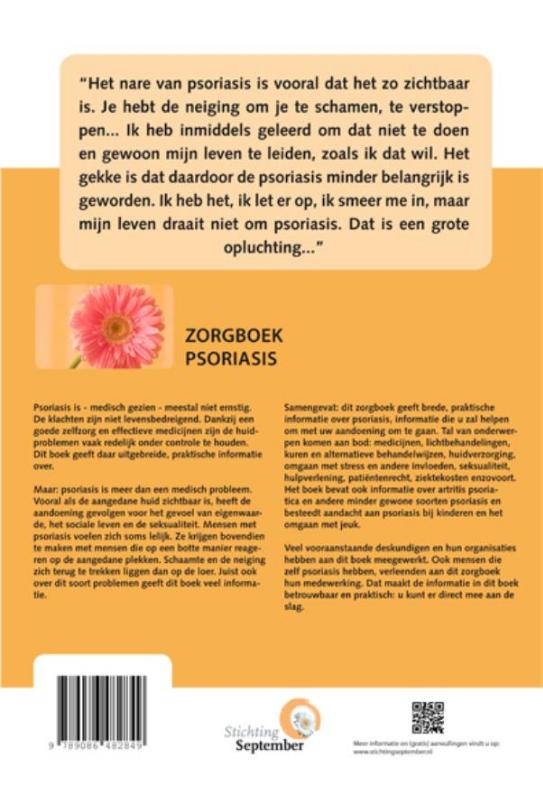 Achterkant van Psoriasis