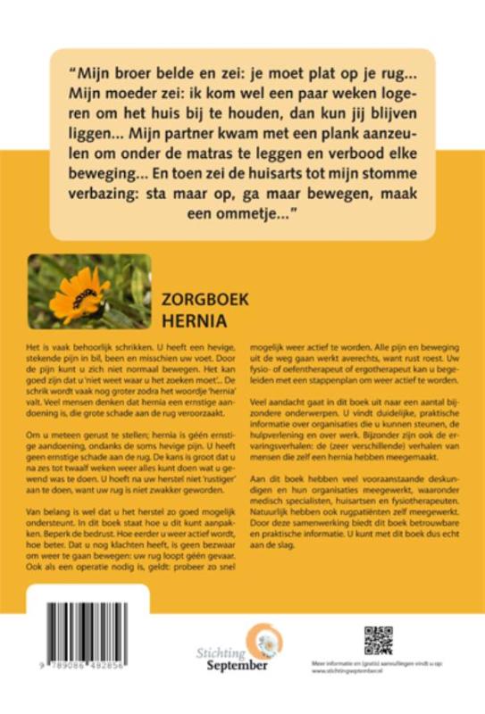 Achterkant van Hernia