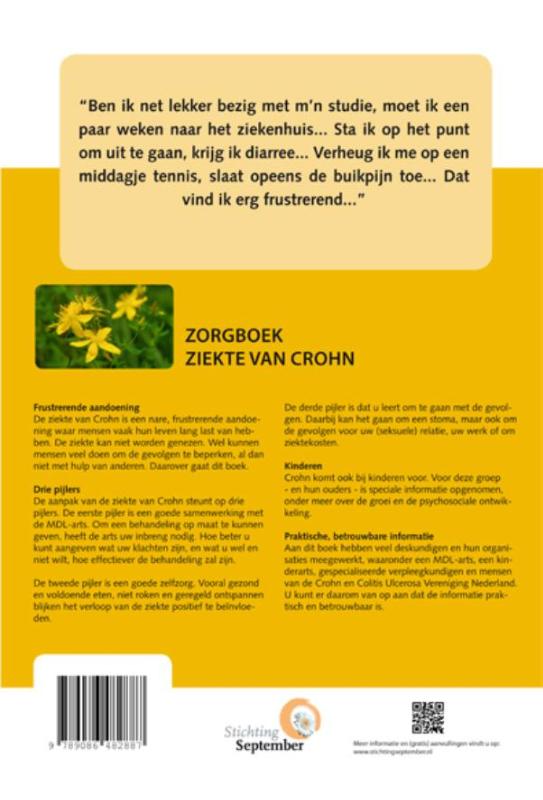 Achterkant van Ziekte van Crohn
