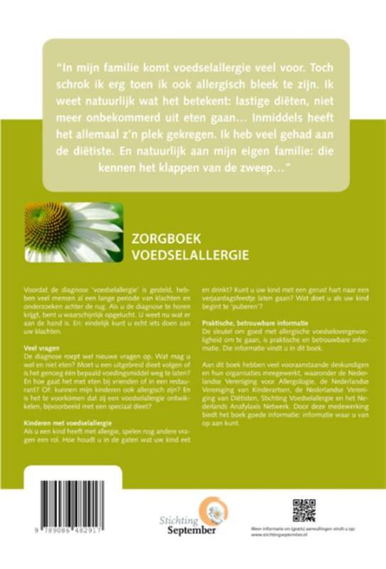 Achterkant van Voedselallergie
