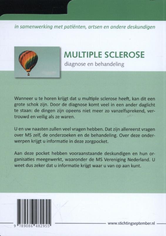 Achterkant van multiple sclerose