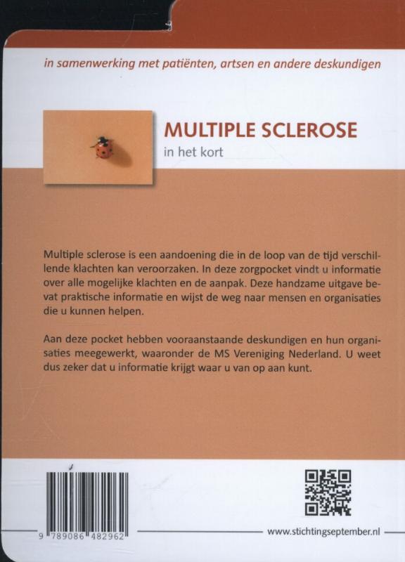 Achterkant van Multiple sclerose
