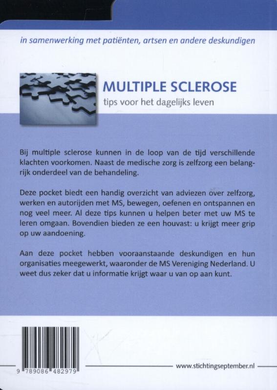 Achterkant van Multiple sclerose