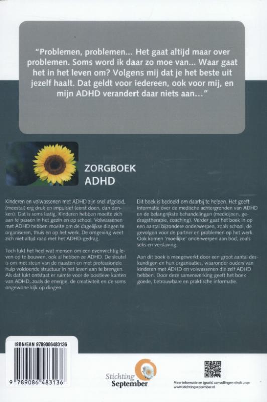 Achterkant van ADHD
