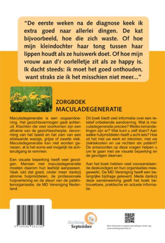 Achterkant van Maculadegeneratie