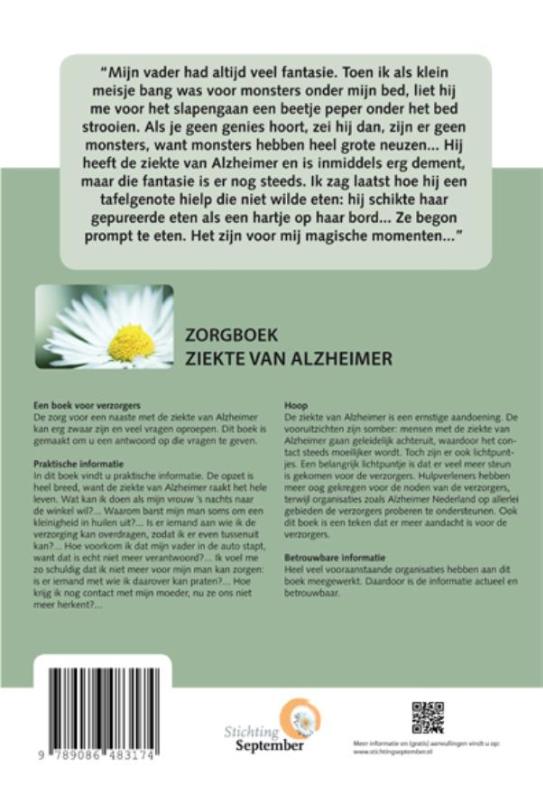 Achterkant van Ziekte van Alzheimer