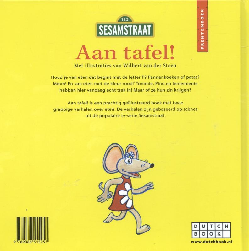Achterkant van Aan tafel!