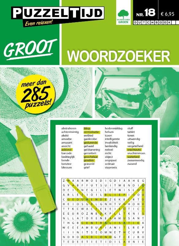 Achterkant van Woordzoeker serie Groot 17 en 18