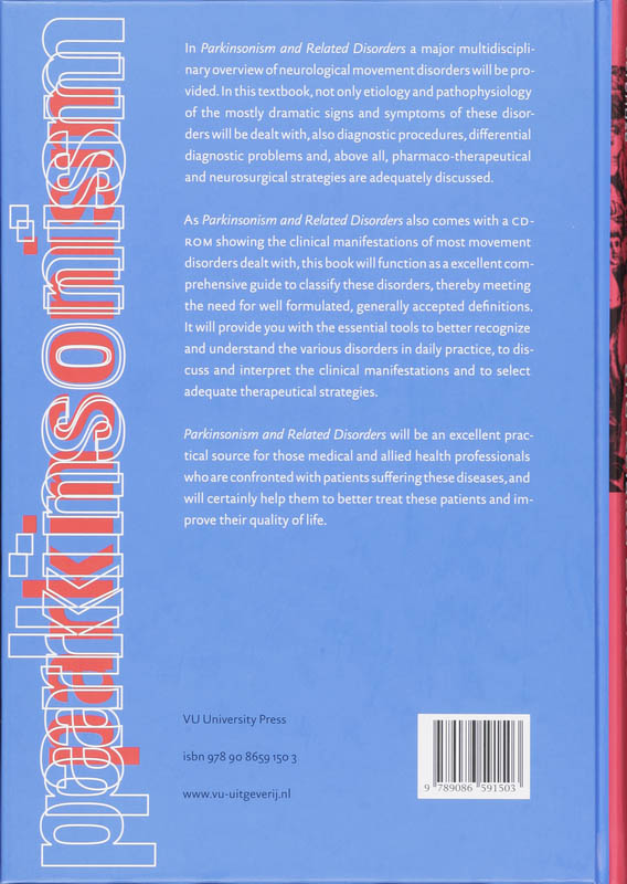 Achterkant van Parkinsonism and Related Disorders