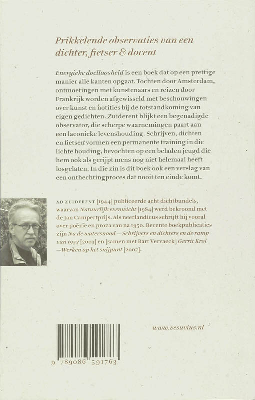 Achterkant van Energieke doelloosheid