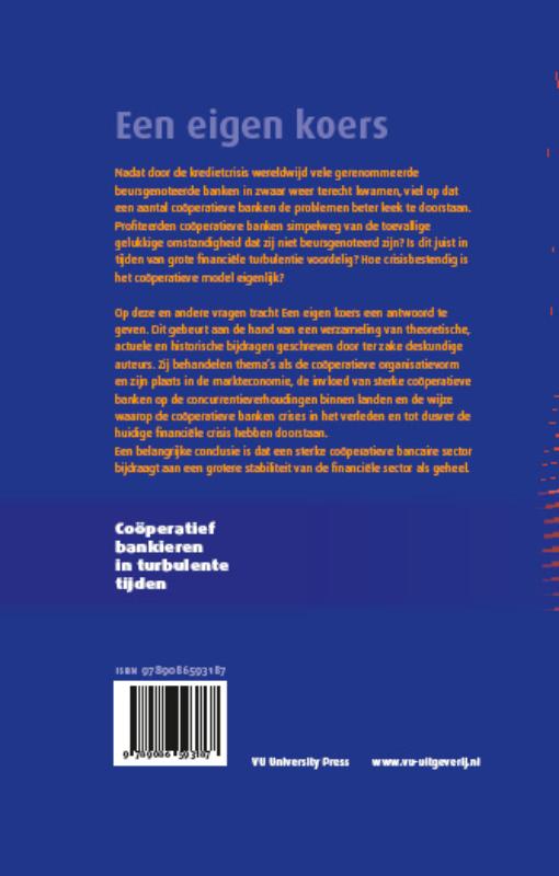 Achterkant van Een eigen koers