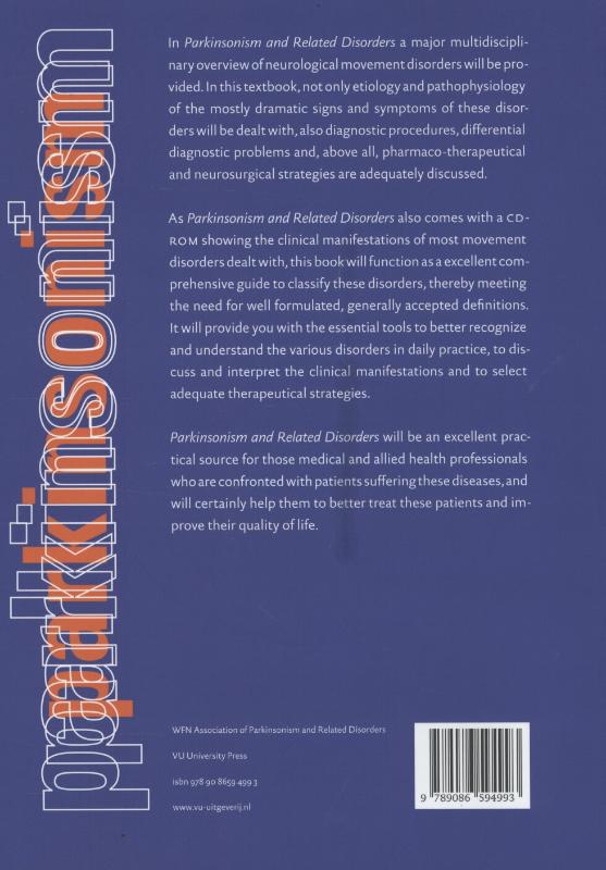 Achterkant van Parkinsonism and related disorders