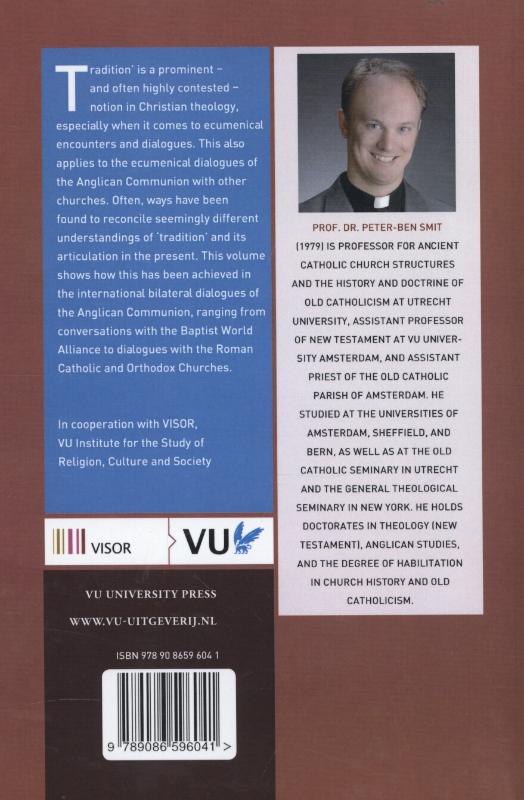 Achterkant van Tradition in dialogue