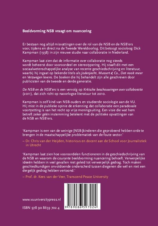 Achterkant van De NSB en de NSB’ers
