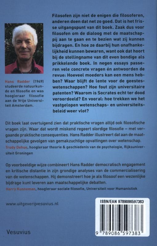 Achterkant van Er middenin!