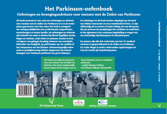 Achterkant van Het Parkinson-oefenboek