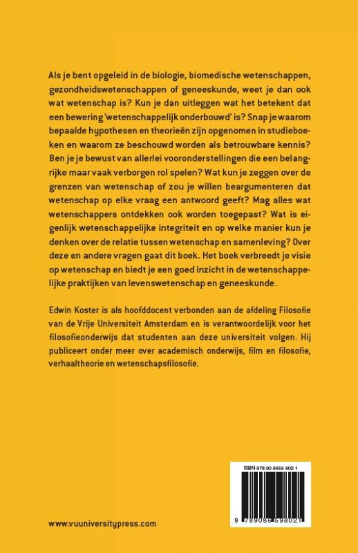 Achterkant van Wat is wetenschap?