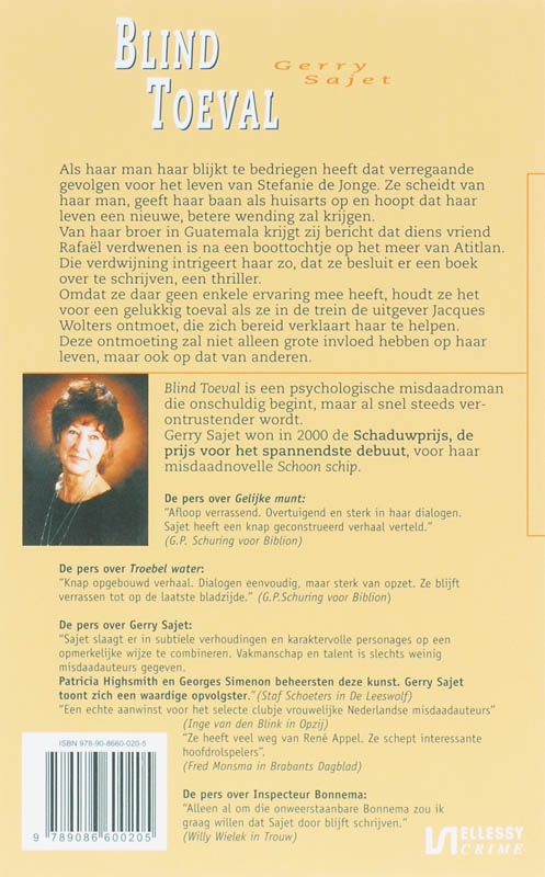 Achterkant van Blind toeval