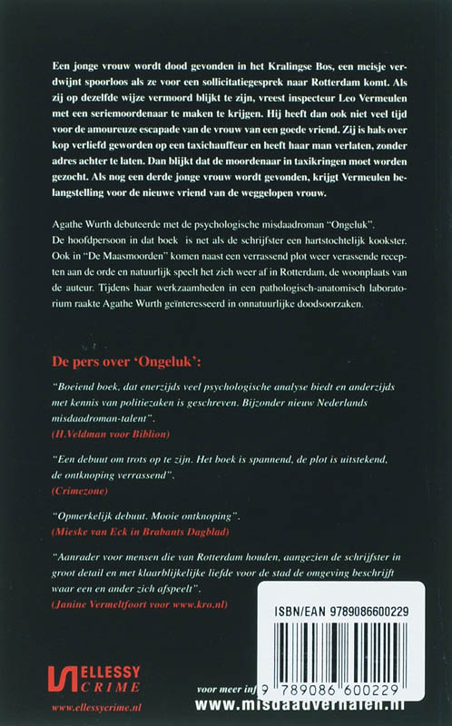 Achterkant van De Maasmoorden