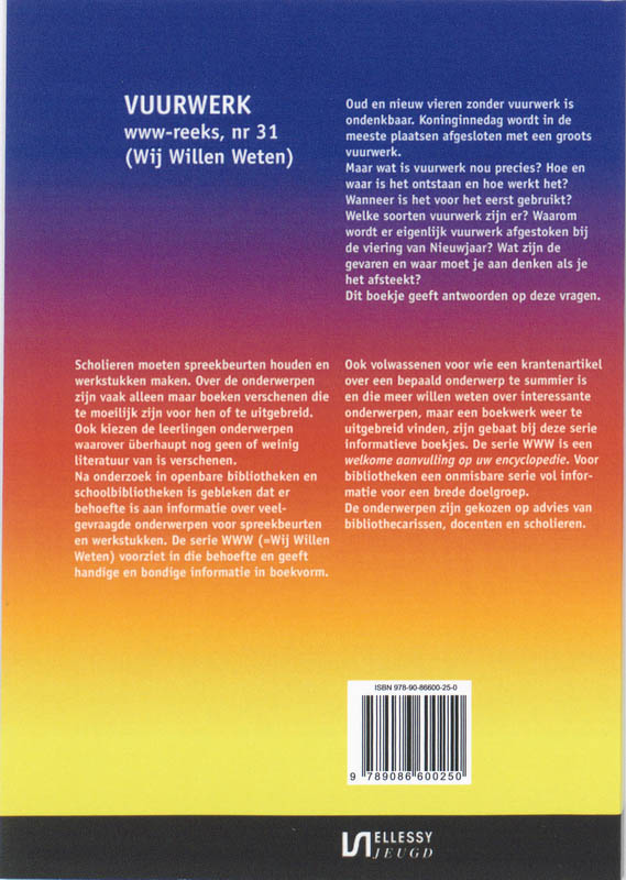 Achterkant van Vuurwerk