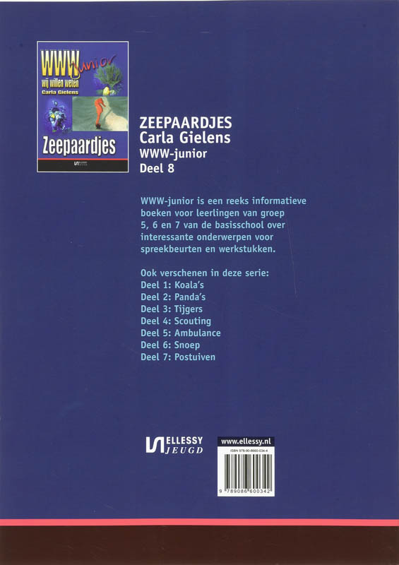 Achterkant van Zeepaardjes