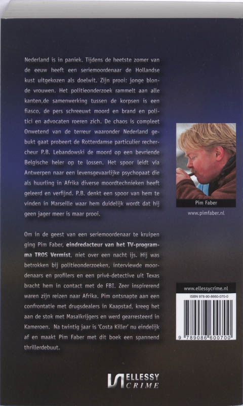 Achterkant van Costa killer
