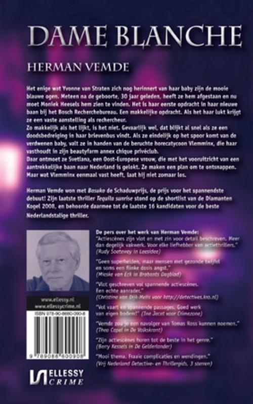 Achterkant van Dame Blanche