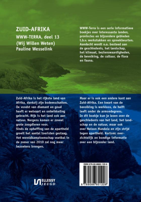 Achterkant van Zuid-Afrika