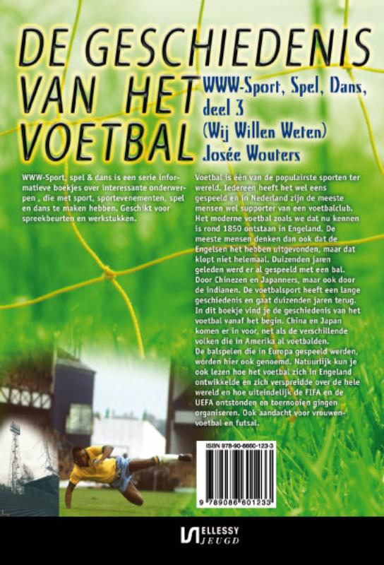 Achterkant van De geschiedenis van het voetbal