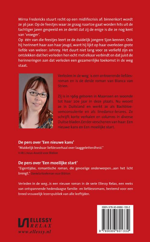 Achterkant van Verleden in de weg