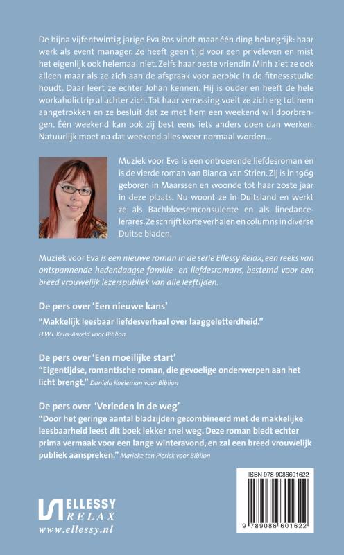 Achterkant van Muziek voor Eva