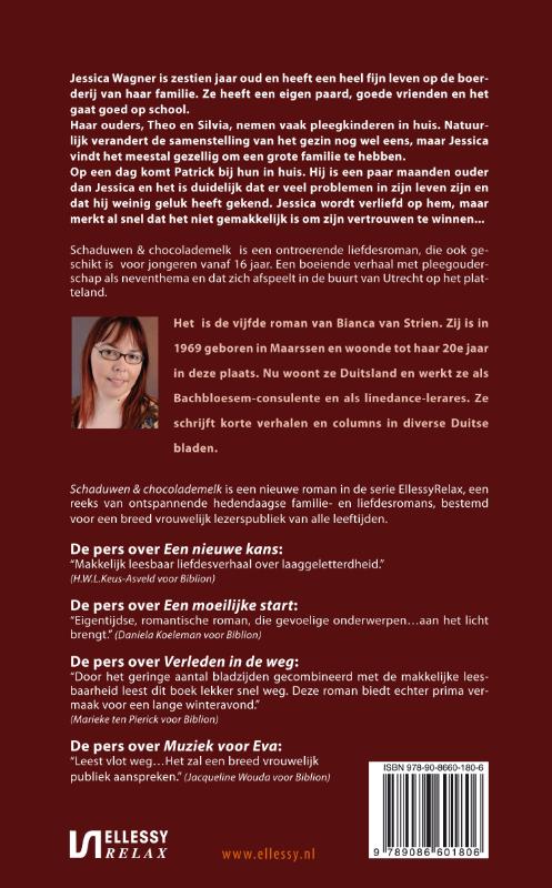 Achterkant van Schaduwen & chocolademelk