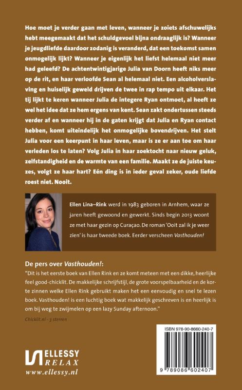 Achterkant van Ooit zal ik je weer zien