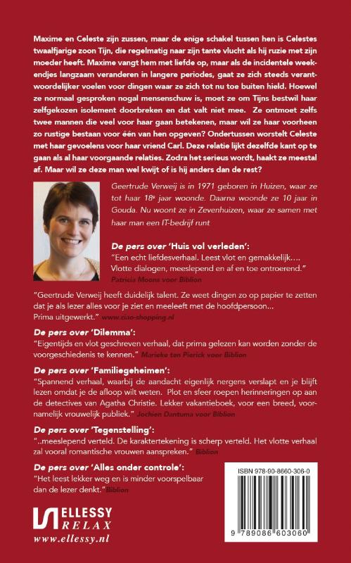 Achterkant van Alleen is maar alleen